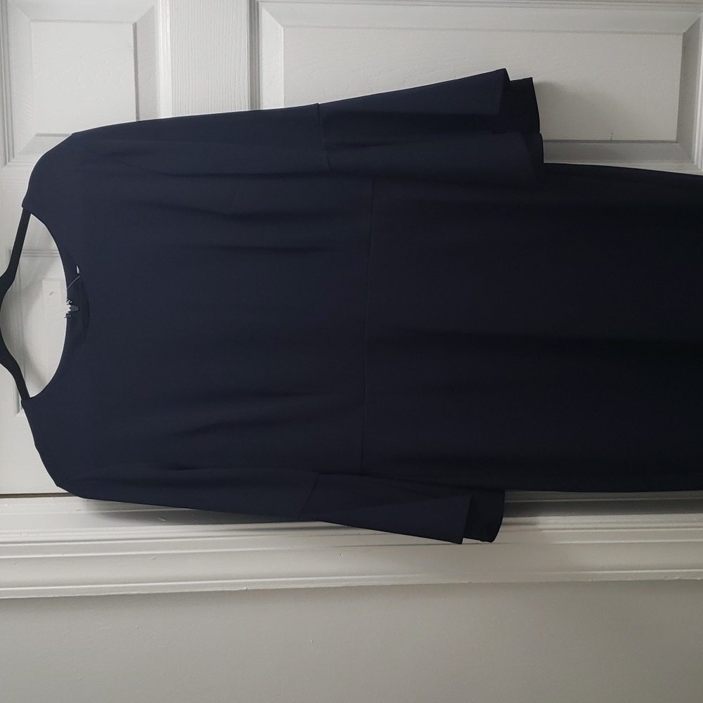 NWT Navy NY & Company Bell-Sleeve Dress